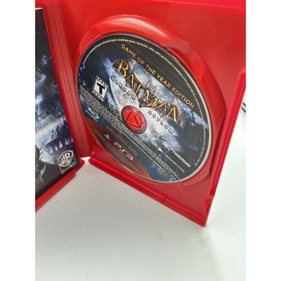Batman Arkham Asylum Game of the Year Edition PS3 Complete CIB - Picture 5 of 7